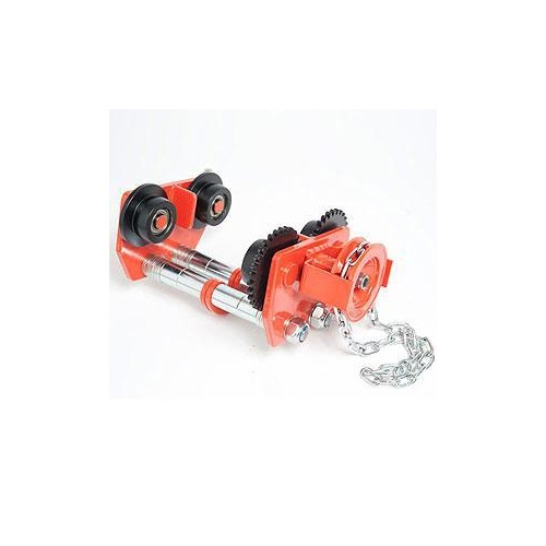10000kg Rated Industrial Girder Trolley - Push Type - Beam Width 125/310 mm