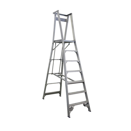 Indalex 7 Steps 150kg Rated Aluminium Platform Ladder - 2.1m