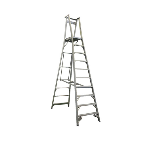 Indalex 10 Steps 150kg Rated Aluminium Platform Ladder - 3m