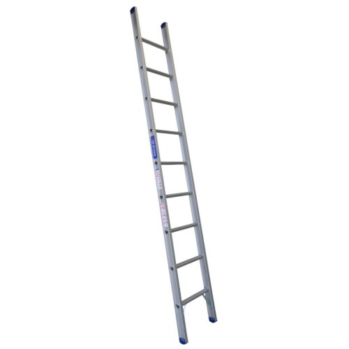 Indalex 10 Steps 180kg Rated Durable Heavy Duty Industrial Aluminium Single Ladder