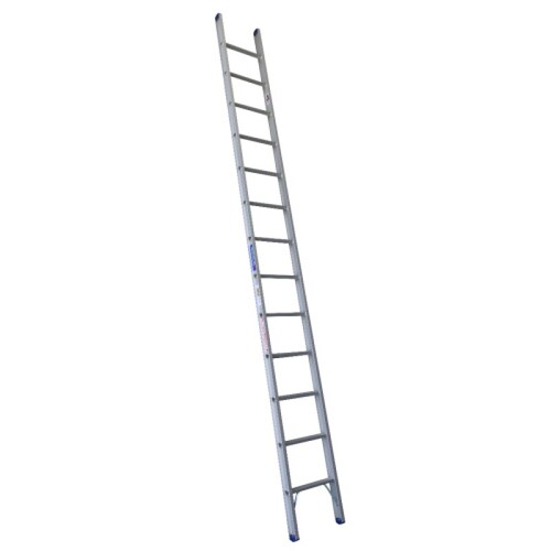 Indalex 14 Steps 180kg Rated Durable Heavy Duty Industrial Aluminium Single Ladder