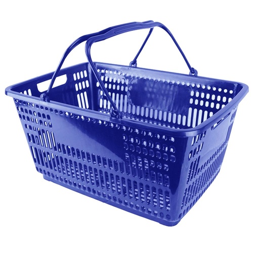 Trolley Shopping Basket Suits 3 Basket Shopping Trolley - Blue