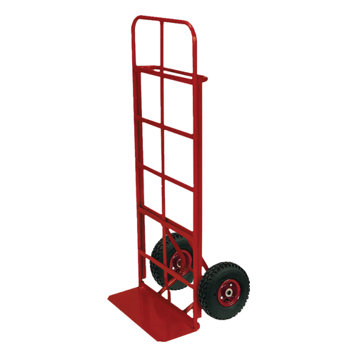 General Purpose Carton Hand Trolley Hand Truck - 1345mm - 250mm Pneumatic Wheels