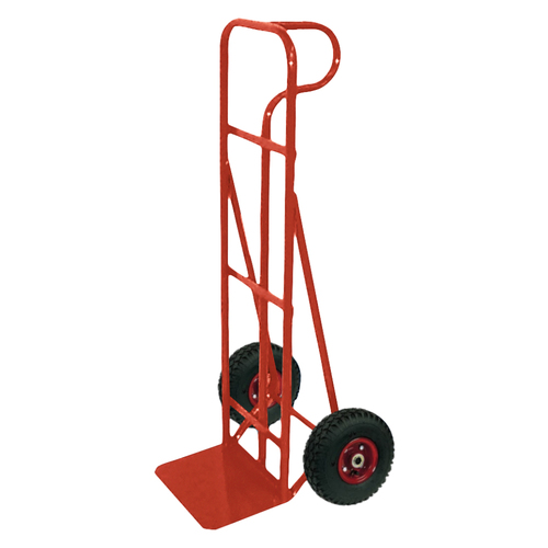 General Purpose Hand Trolley Hand Truck P Handle - 1240mm -250mm Pneumatic Wheels