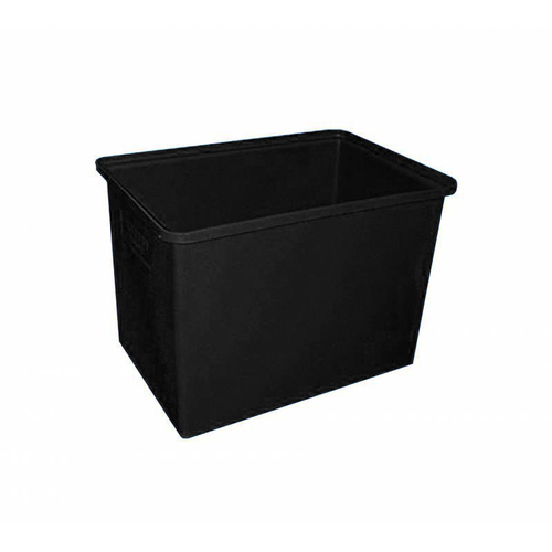 170L Plastic Rectangular Rotomould Bin - 680 x 440 x 650mm - Black
