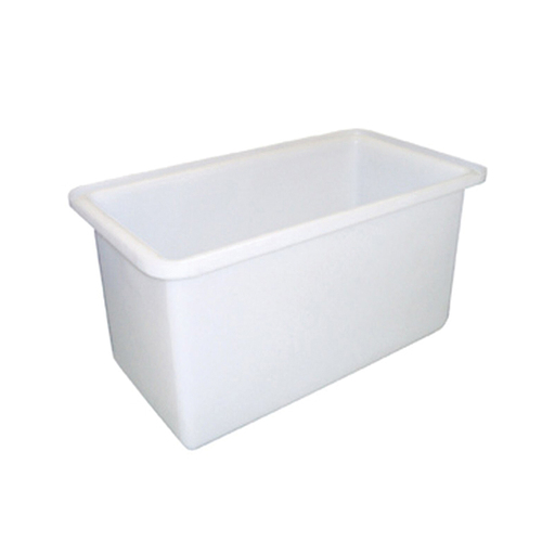 320L Plastic Rectangular Rotomould Bin - 915 x 610 x 610mm - Natural