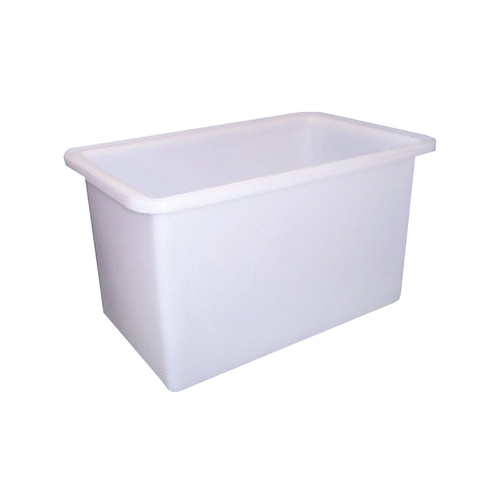 600L Plastic Rectangular Rotomould Bin - 1200 x 700 x 750mm - Natural