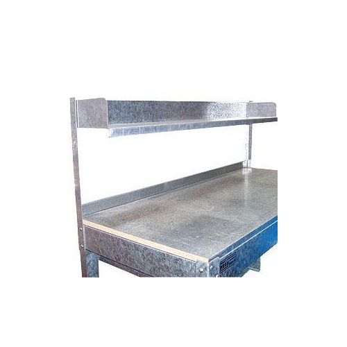 Galvanised Steel Over Bench Shelf Only - 1200mm Length N.B DOES NOT INCLUDE BENCH