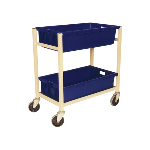 2 Tier Order Picking Trolley - Standard - Beige - (Bins not included)