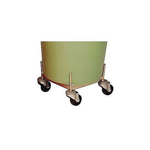 Steel Mobile Dolly Suits 113L Round Nally Bin - Galvanised 