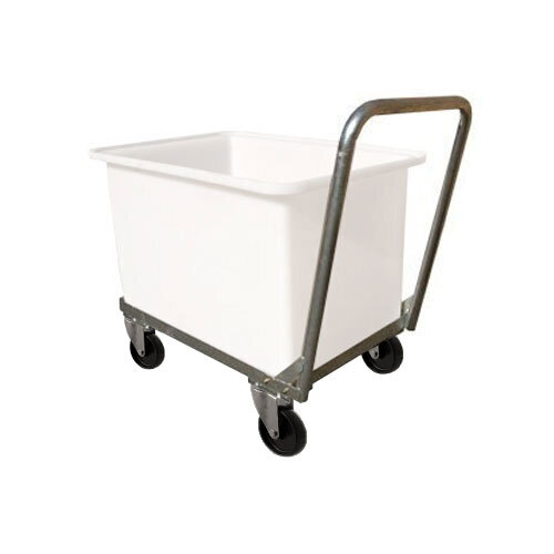 Steel Push Handle Suits 130L and 170L Bin Trolleys - Galvanised - Handle Only