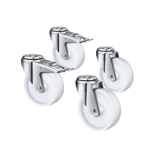 Wheel Kit for MegaBench 2S2B - 100mm Nylon Castors