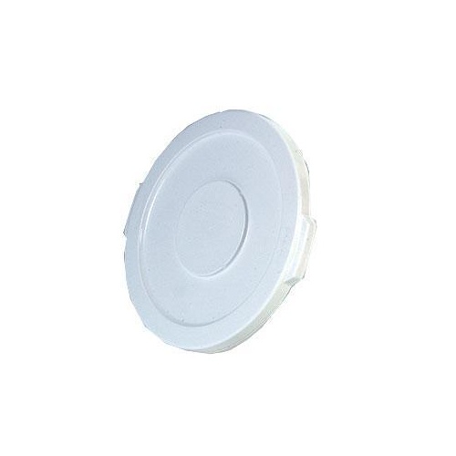 Lid to Suit 166 Litre Round Plastic Brute Bin - White - LID ONLY