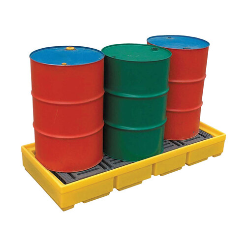 228L Spill Deck Pallet - 3 Drum Bund