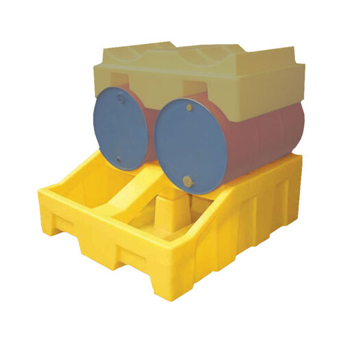 Drum Dispensing Rack Spill Containment Suits 2 Drums - Base Unit