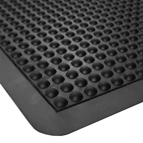 Ergo Stance Anti Fatigue Safety Floor Mat - Heavy Duty - 600 x 900 mm - Black Border