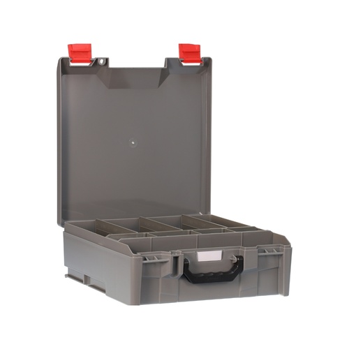 StorageTek Large ABS Storage Case - Solid Lid (Grey)