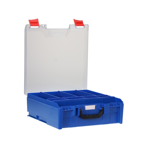 StorageTek Large ABS Storage Case - Clear Lid (Blue)