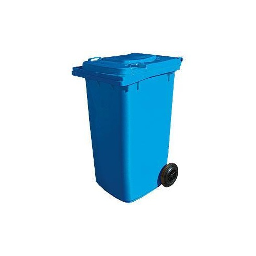 240L HDPE Wheelie Waste Bin - Blue