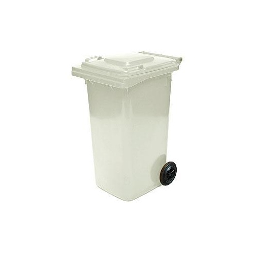 240L HDPE Wheelie Waste Bin - Natural