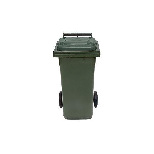 80L HDPE Wheelie Waste Bin - Green