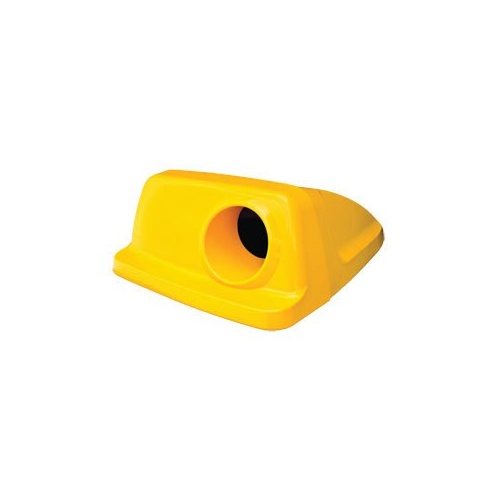 Wheelie Waste Bin Bottle Lid Suits 240L Bins - Yellow