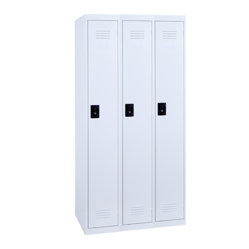 Locker - Steel - Statewide - 1140 x 450 x 1800mm - 1 Tier - Bank of 3