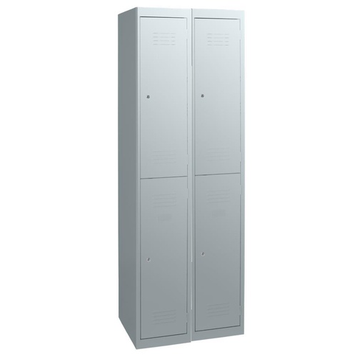 Locker - Steel - Statewide - 760 x 450 x 1800mm - 2 Tier - Bank of 2