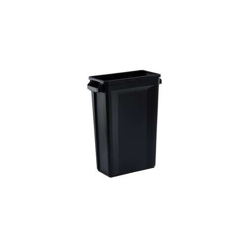 87L Svelte Slim Waste Bin - 507 X 272 X 756mm(excluding Handle Size) - Black