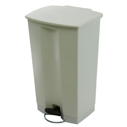 87L Step-On Bin - White 50.2CM X 44.7CM X 82.6CM H