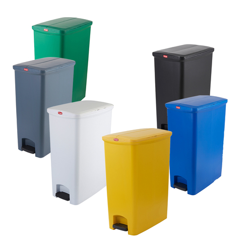 50L Svelte Step-On Bin 30.7CM X 50.7CM X 72.1CM H