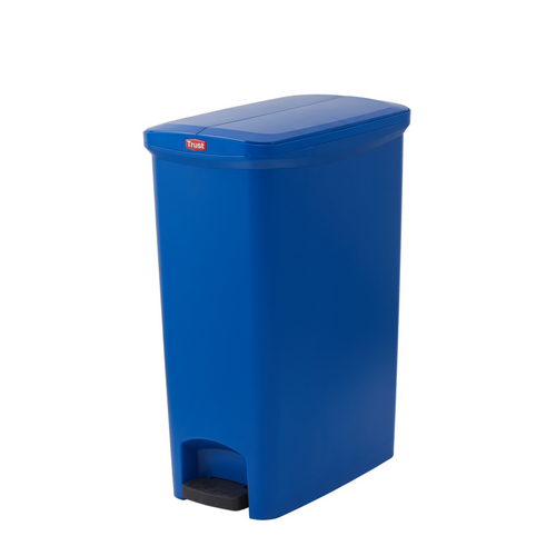 50L Svelte Step-On Bin - Blue 30.7CM X 50.7CM X 72.1CM H