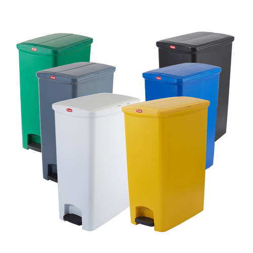 68L Svelte Step-On Bin 34.7CM X 54.4CM X 78.2CM H