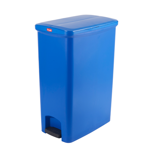 68L Svelte Step-On Bin - Blue 34.7CM X 54.4CM X 78.2CM H