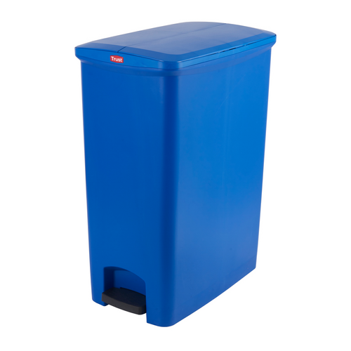 90L Svelte Step-On Bin - Blue 37.9CM X 60.1CM X 81.2CM H