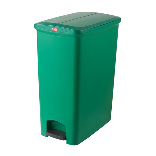 90L Svelte Step-On Bin - Green 37.9CM X 60.1CM X 81.2CM H