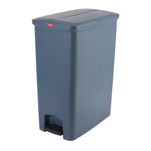 90L Svelte Step-On Bin - Grey 37.9CM X 60.1CM X 81.2CM H