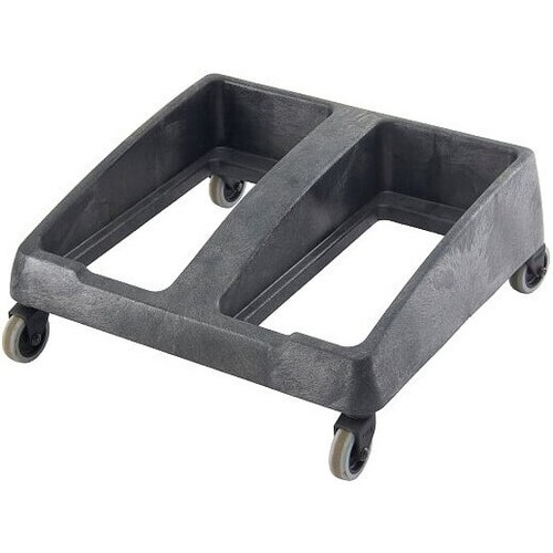 2 Compartment Plastic Dolly - Suits Slim Line Waste Rectangular Bin