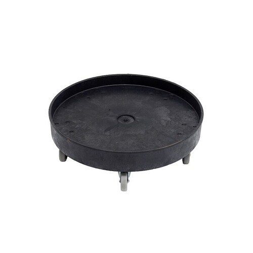 THOR Universal Steel Drum Dolly suits THOR 208L Round Bin - Black