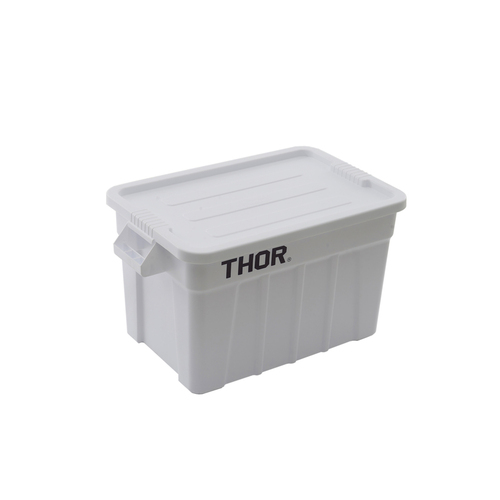 75L Thor  Plastic Storage Stackable Container With Lid - Food Grade - White - 708 x 434 x 384mm