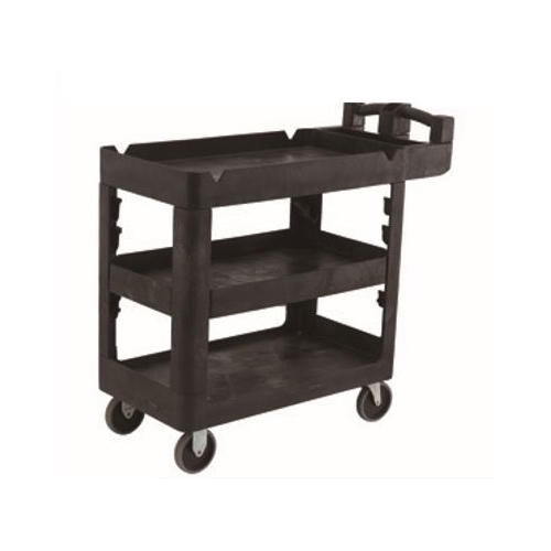 230kg Rated 3 Tier Bitbar Utility Cart - 978 x 435 x 987mm