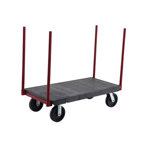 HD Hybrid Medium Stanchion Truck - Black - 128.9 x W61.0 xH108.0 cm