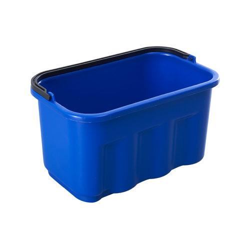9.5L Plastic Quadrate Bucket - Blue