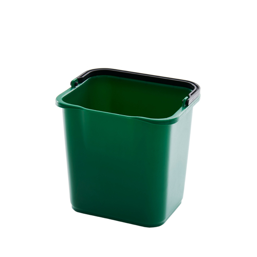 4.7L Plastic Quadrate Bucket - Green