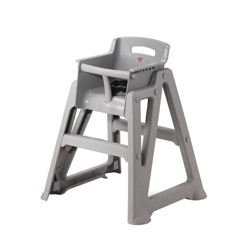 Microban High Chair Flatpack- Platinum