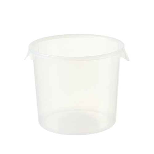 5.7L Plastic Round Storage Container - Semi Clear