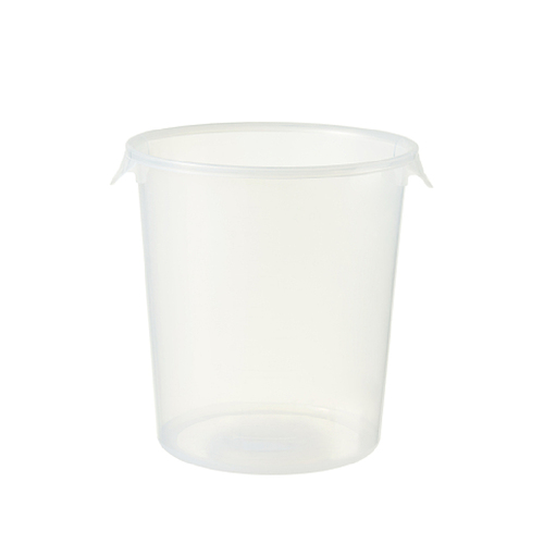 7.8L Plastic Round Storage Container - Semi Clear