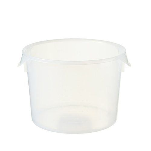 11.4L Plastic Round Storage Container - Semi Clear