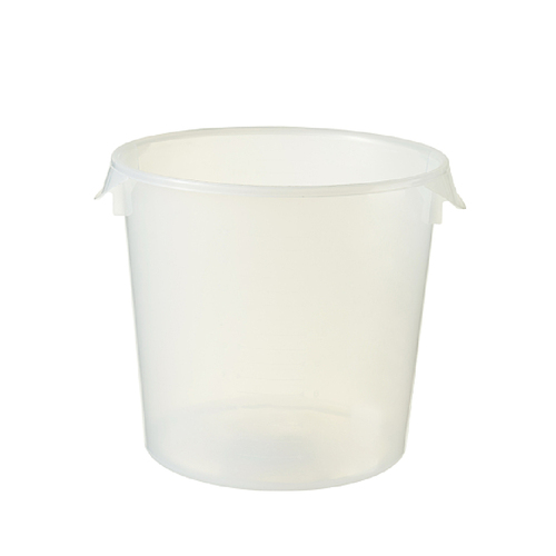 17L Plastic Round Storage Container - Semi Clear