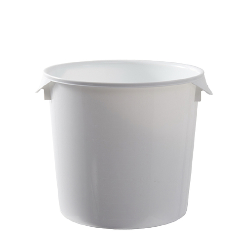 17Litre Round Storage Container - White